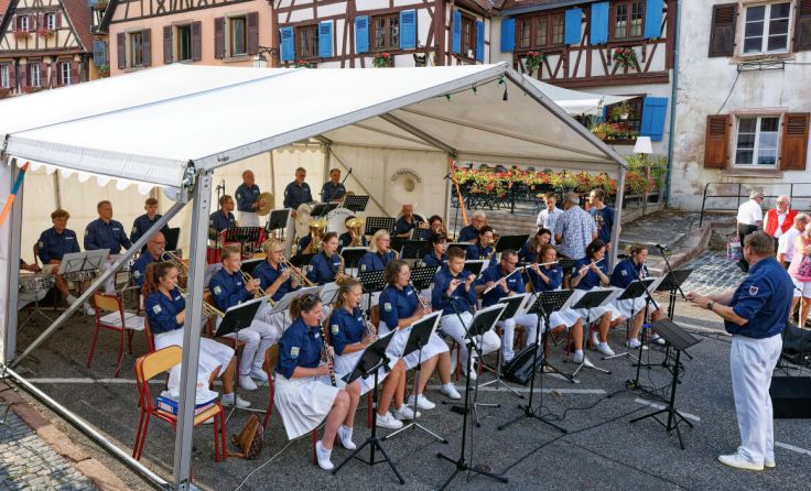 Der Spielmannszug konzertiert bei ihrem nächsten Konzert in der Manege. (Foto: PaMey)