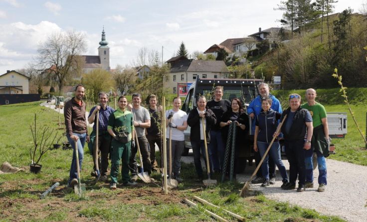Die freiwilligen Helfer beider Gemeinden (Foto: Gemeinde)