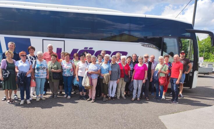 Die Mitglieder des Seniorenbundes Julbach beim Ausflug nach Linz (Foto: privat)