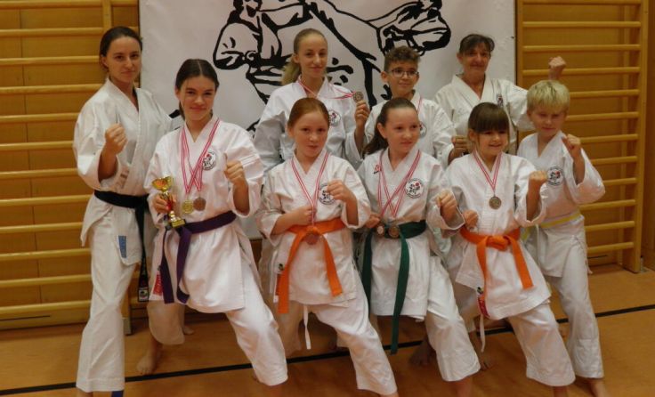 Die erfolgreichen Karateka des Union Karate Clubs Grieskirchen (Foto: Rodler)