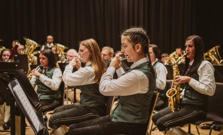 Dirigieren werden die Wettbewerbsteilnehmer den Musikverein Michaelnbach. (Foto: Wolfgang Grasl)