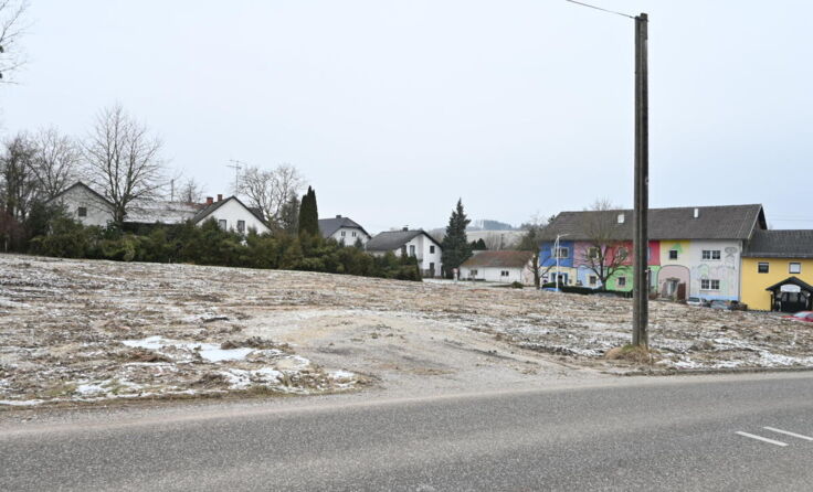 Hier soll das neue Gemeindezentrum entstehen. (Foto: GePaltinger)