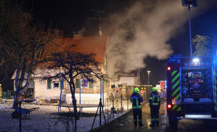 Das Haus der Familie in Haag wurde durch den Brand zerstört. (Foto: laumat.at/Matthias Lauber)