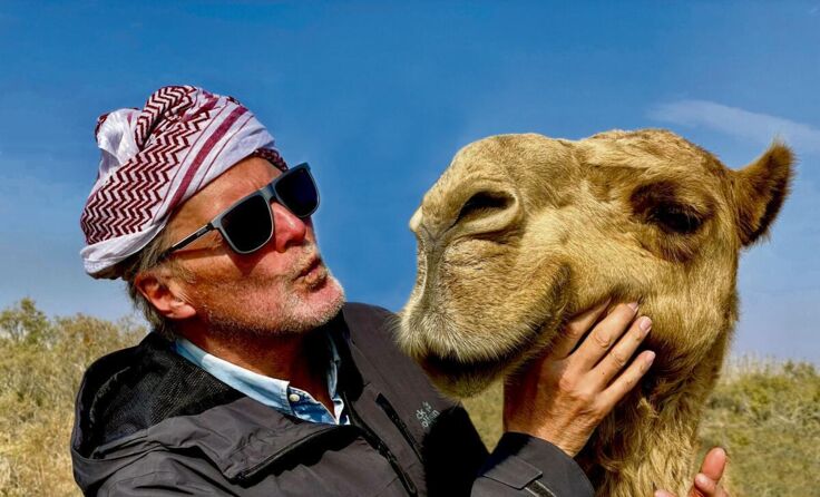 Helmut Pichler zeigt Bilder seiner Irak-Reisen. (Foto: Helmut Pichler)
