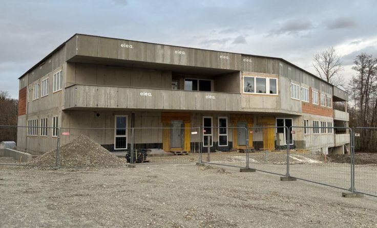 Nahe der Furthmühle in Pram entsteht ein Wohnhaus von Caritas Invita. (Foto: Caritas)