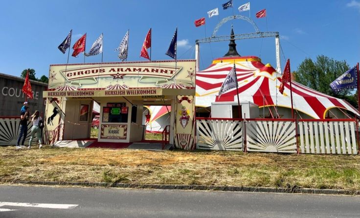 Der Circus Aramannt gastiert für sechs Tage in Grieskirchen. (Foto: Tom Leitner)