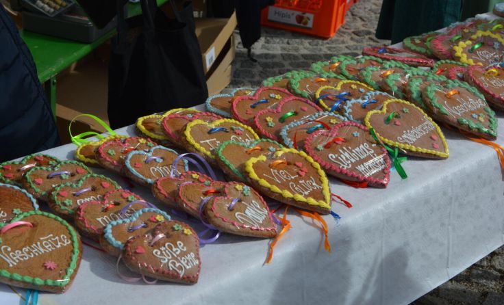 Lebkuchenherzen gab es nicht nur in Gmunden, sondern auch in Gaspoltshofen. (Foto: privat)