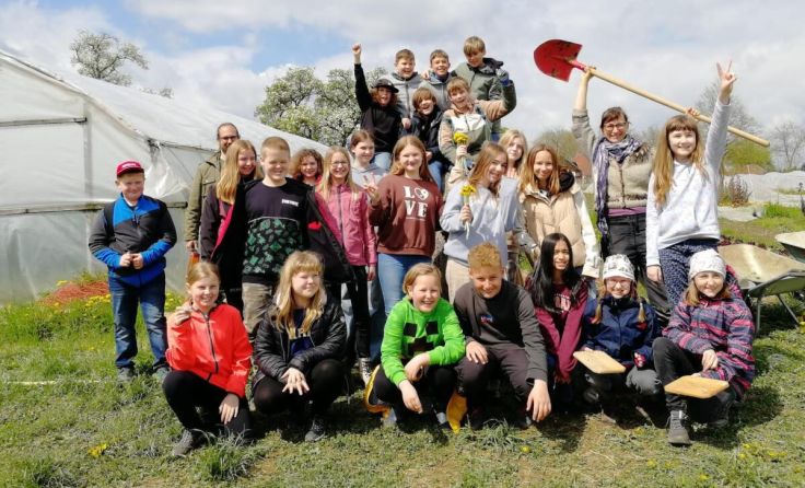 Die Schüler aus Bad Schallerbach haben viel über die Landwirtschaft gelernt. (Foto: futter:natur)