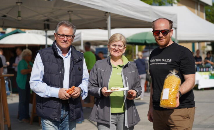 Der Wallerner Markttag (Foto: Marktgemeinde Wallern)