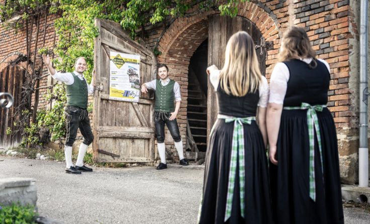 Die Mitglieder des Musikvereines Pichl laden zum großen Fest. (Foto: Harald Mader)