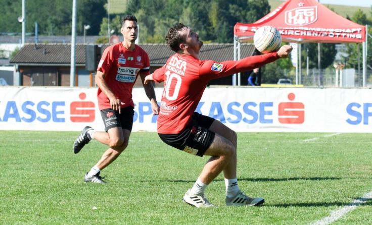 Eidenhammer und Fidelis beim Match (Foto: Johanna Schlosser/UFG Grieskirchen-Pötting)