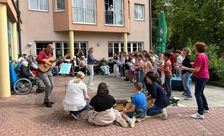 "Tag des Kinderliedes" im Sozialzentrum Haag (Foto: Guntram Zauner)