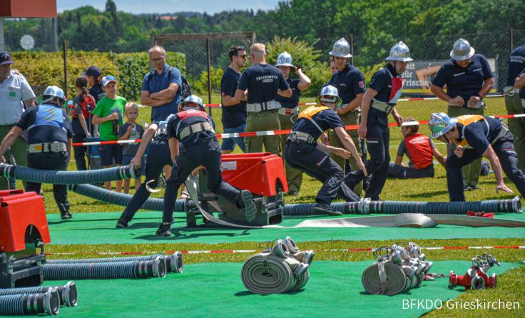 Ein Feuerwehr-Kräftemessen, diesmal in Pollham (Foto: BFKDO Grieskirchen)
