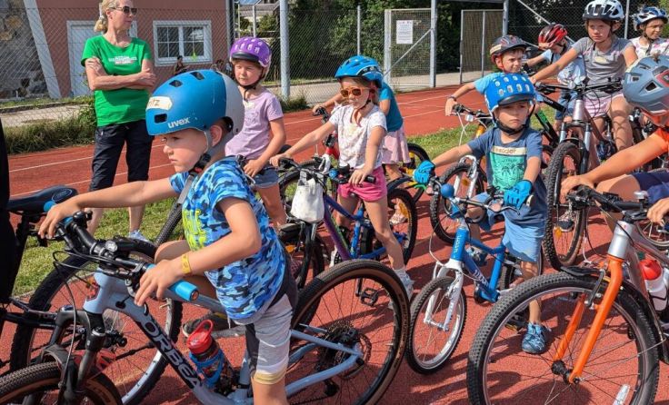 Ein Ferienangebot für die jungen Radfahrer von Bad Schallerbach. (Foto: Christine Gruber)