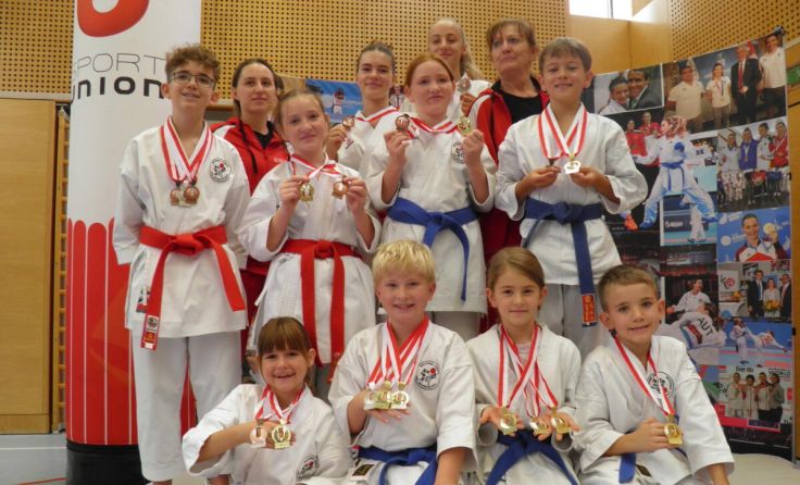 Die jungen Karate-Talente des UKC Grieskirchen (Foto: Manfred Rodler)