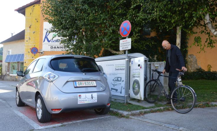 Carsharing-Standort (Foto: Mostlandl Hausruck)