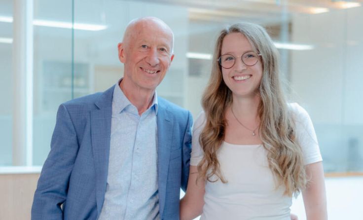 Wolfgang und Jana Schachinger halten den Vortrag. (Foto: Jakob Simharl)