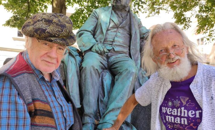 Marius Huszar wird Hans Gessl beim Wetterspaziergang begleiten. (Foto: ElGe)