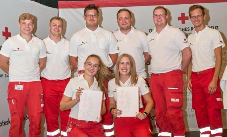 Die Bewerbsgruppe Haag war beim Sanitätshilfe-Bewerb erfolgreich. (Foto: ÖRK Haag am Hausruck)