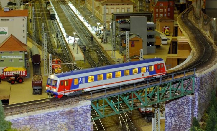 Modelleisenbahnen sind in Grieskirchen zu bestaunen. (Foto: Modellbahnclub Grieskirchen)
