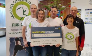 Läufer aus Geboltskirchen spendeten an die Kinderkrebshilfe