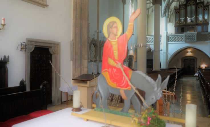 Palmesel in der Stadtpfarrkirche St. Valentin, Foto: Hanspeter Lechner
