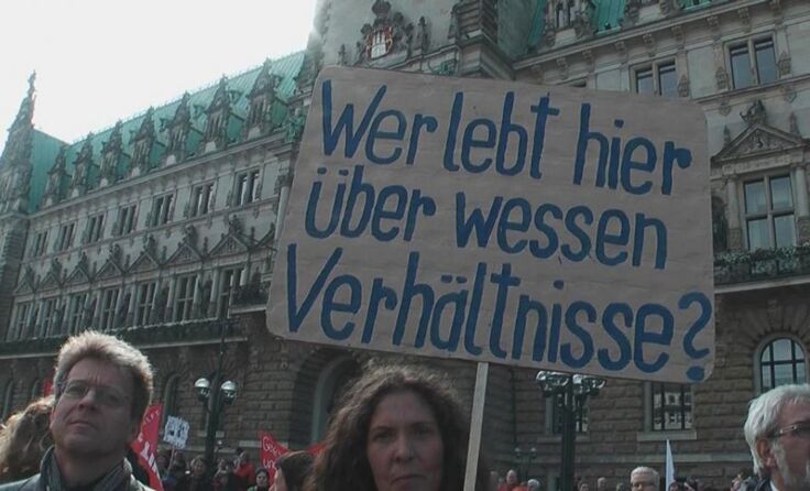 Ein Dokumentarfilm zur Finanzkrise: „Wer rettet wen?“ Foto: Kernfilm