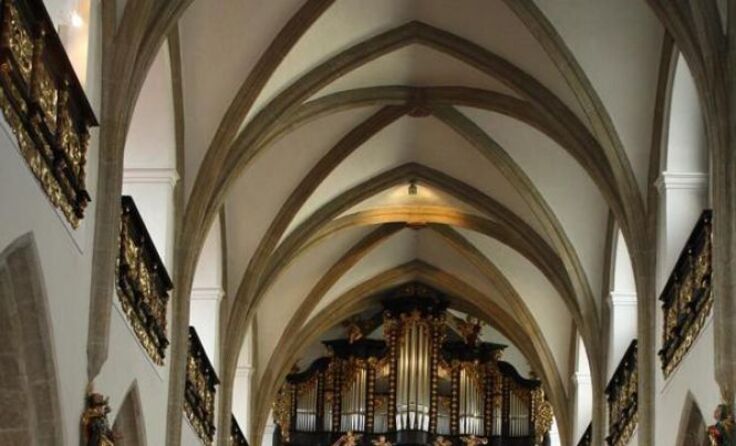 Orgelmusik wird in der Stadtpfarrkirche Freistadt präsentiert. 