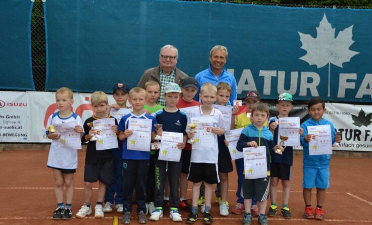Die jungen Tennistalente konnten beim Sternchen-Turnier ihr Können zeigen.