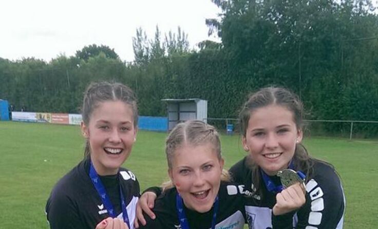 Ines Weglehner, Christina Aichberger und Emilia Engleder wurden Europameister.