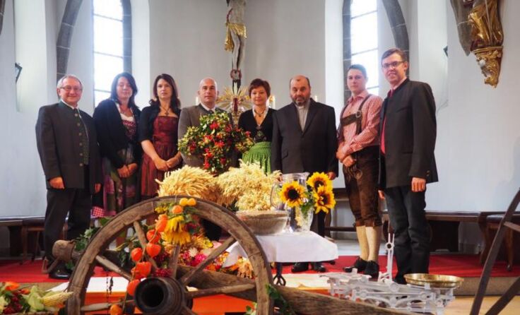 Ein stimmungsvolles Erntedankfest wurde in Weitersfelden gefeiert. Foto: Ludwig Riepl