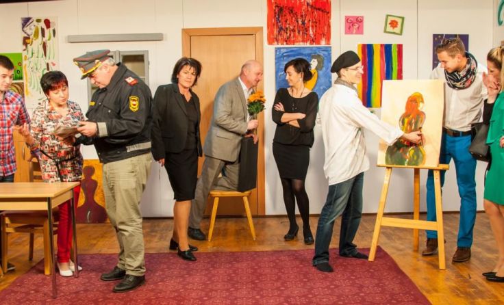 „Diese Kunstbanausen“ feiert am 11. März Premiere in Hirschbach. 