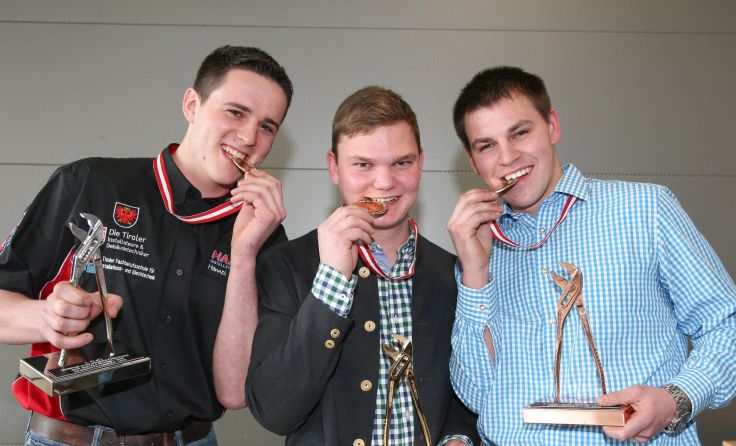 Hannes Fankhauser, Florian Kaiser und Thomas Leitner (v. l.) Foto: WKO 