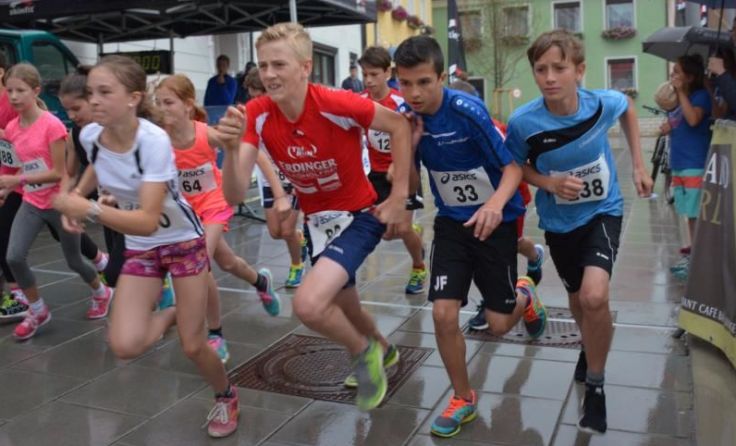 Citylauf: Rund 200 Kinder und Jugendliche sind immer mit Begeisterung dabei. Fotos: SVG 