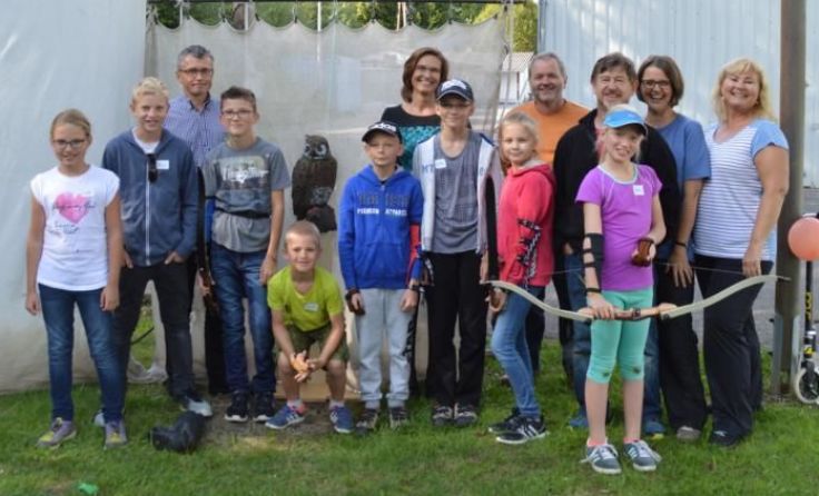 SPÖ Bildungsvorsitzende Regina Penninger (2.v.r.) lud zum beim Ferienspiel.