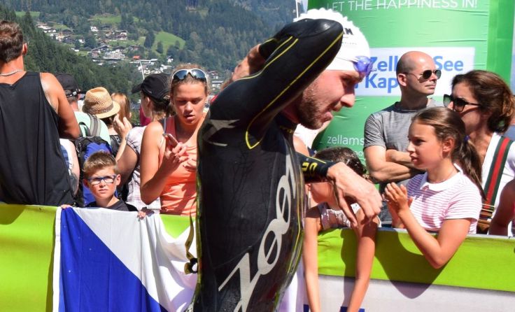 Georg Horner holte den dritten Platz in seiner Altersklasse beim Ironman. 