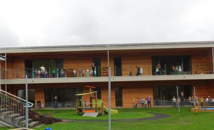 Der neue Kindergarten in Untergeng ist nun offiziell in Betrieb. Foto: Gemeinde