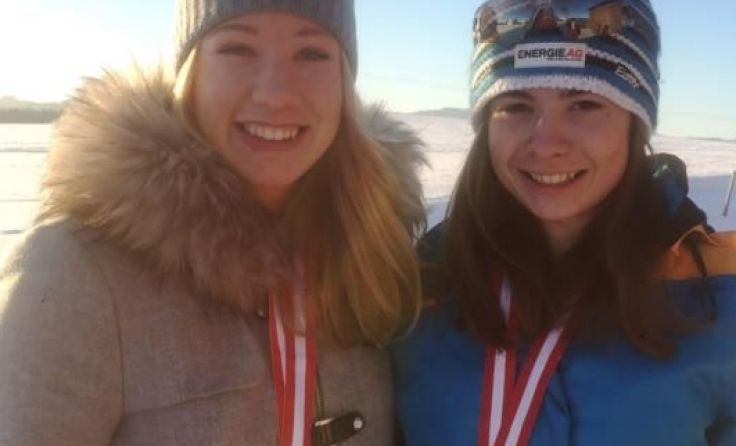 Magdalena Schwarz und Anja Grasböck holten Medaillen. Foto: Schwarz