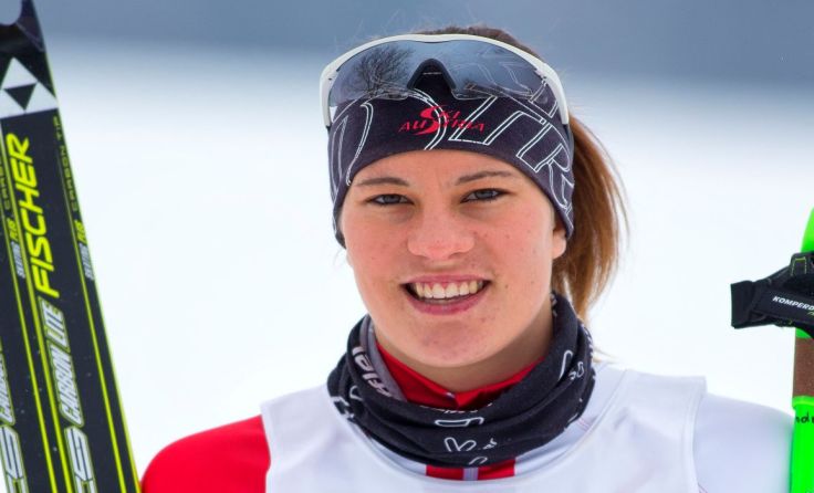 Sandra Edelbauer holte sich den Landesmeitsertitel in Schöneben. Foto: Beha 