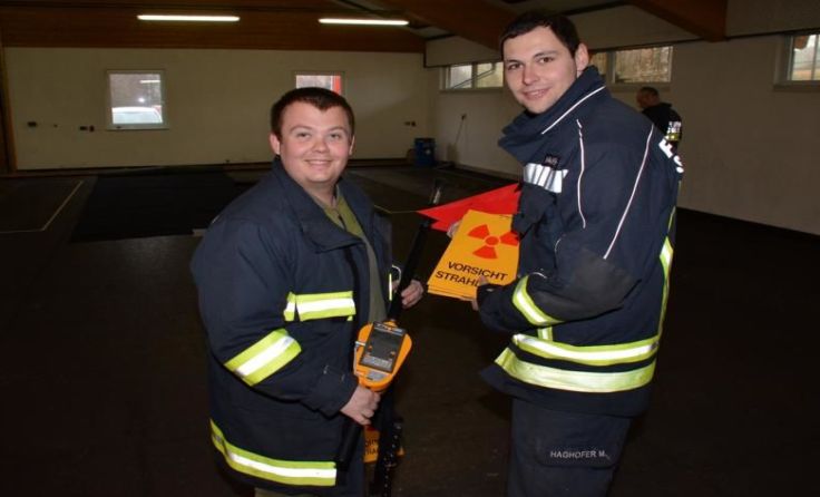 Die Strahlenschutz-Übung der Feuerwehr fand in Schenkenfelden statt. Fotos: HAW Herbert Denkmayr
