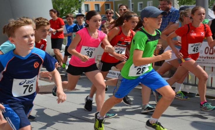 Viele Kinder und Jugendliche nahmen beim Citylauf in Gallneukirchen teil. Fotos: SVG/Gattermayr 