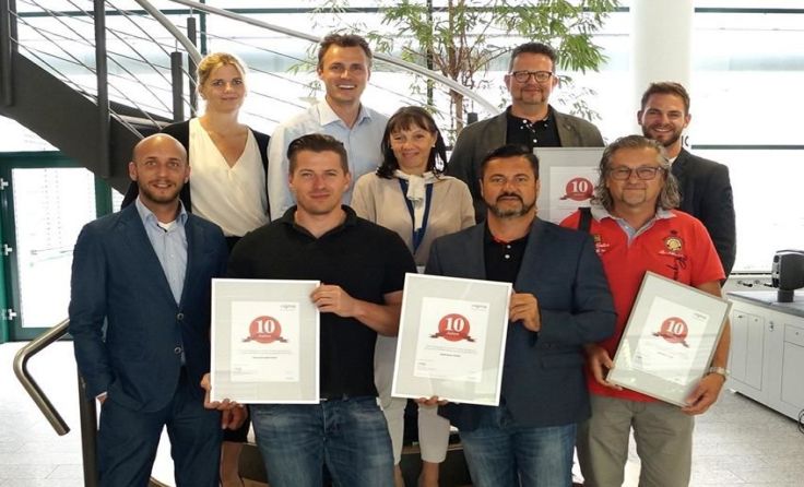 Das Hörgeräteteam von Optik Bauer erhielt die höchste Auszeichnung.