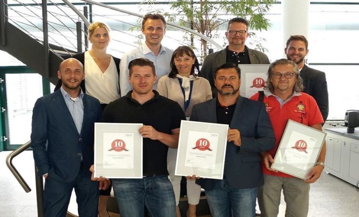 Das Hörgeräteteam von Optik Bauer erhielt die höchste Auszeichnung. 