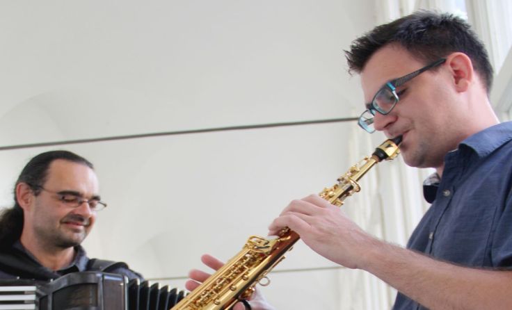 Ein Konzert mit Akkordeon und Saxophon wird in Gallneukirchen geboten. Foto: Eva Asaad