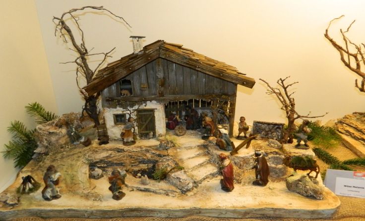 Der Lichtenberger Ortsplatz verwandelt sich in ein Krippendorf. Foto: Christian Wöss