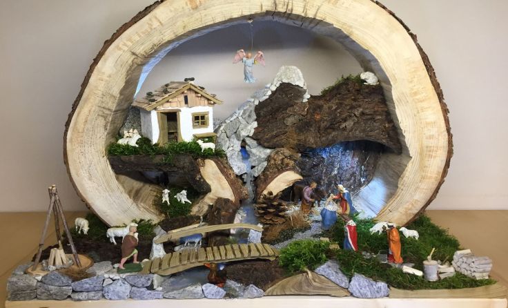Viele verschiedene Krippen werden im Bienenmuseum in Zwettl gezeigt. Fotos: Ausstellergemeinschaft
