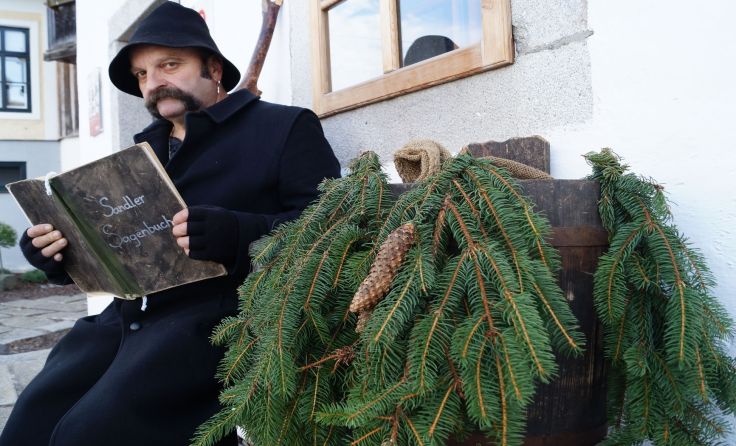 Der Sagenerzähler "Mandl aus Sandl" kommt am 13. Dezember nach Sonnberg. Foto: Franz Walzer 