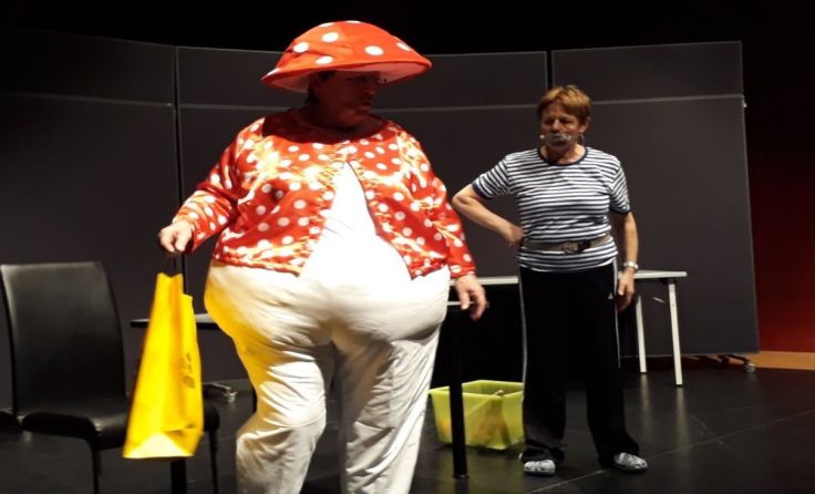 „Dorli und Moarli“ sorgen in Gallneukirchen für viele Lacher. Foto: Foto Fischerlehner 
