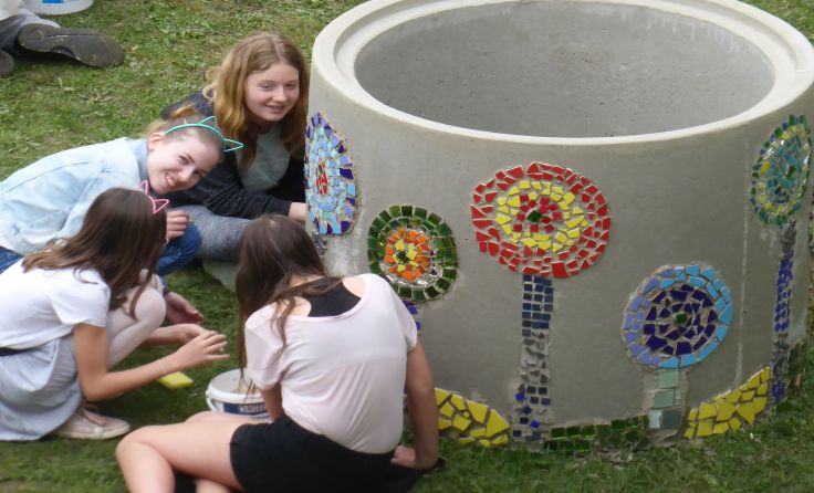 Ihre kreativen Talente konnten die Schüler entdecken. Fotos: NMS 1 Gallneukirchen