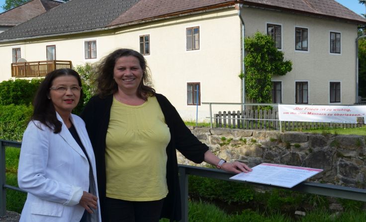 Adelheid Andraschko und Anita Buchegger-Traxler Foto: Herbert Enzenhofer